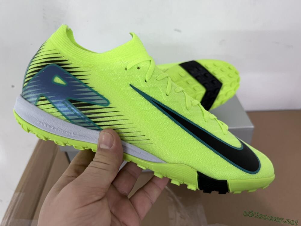Unisex Nike Air Zoom Mercurial Vapor 16 Elite TF Football Shoes - Yellow/Black/Blue