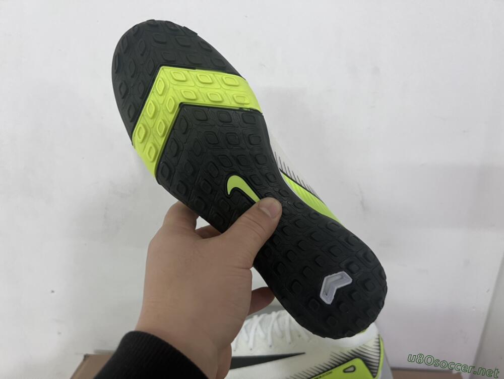 Unisex Nike Air Zoom Mercurial Vapor 16 Elite TF Football Shoes - White/Black/Yellow