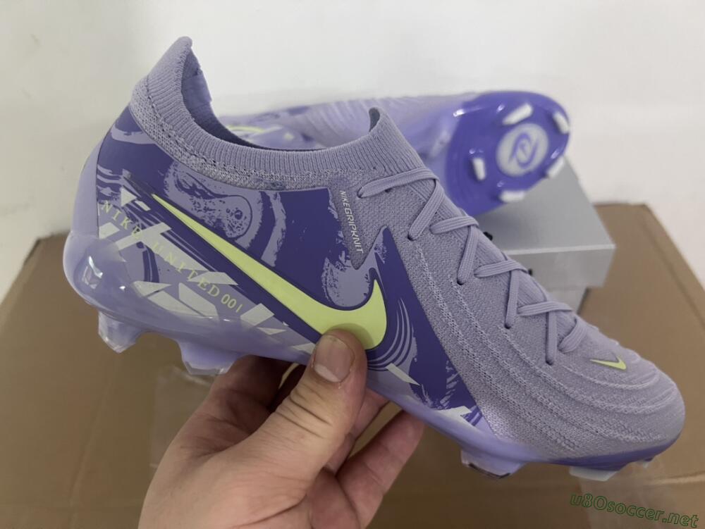 Men's Nike Phantom Luna Elite FG Football Boots - Purple/Yellow/White