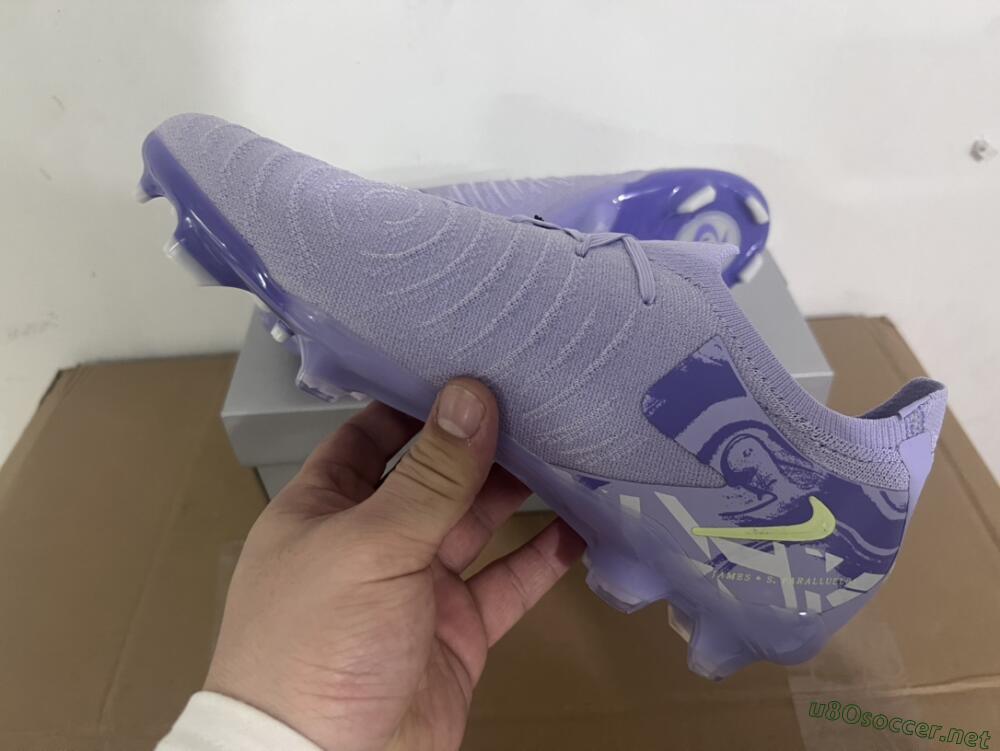 Men's Nike Phantom Luna Elite FG Football Boots - Purple/Yellow/White