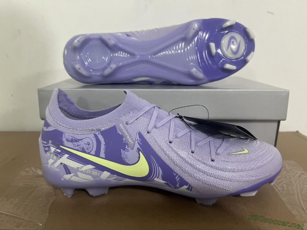 Men's Nike Phantom Luna Elite FG Football Boots - Purple/Yellow/White