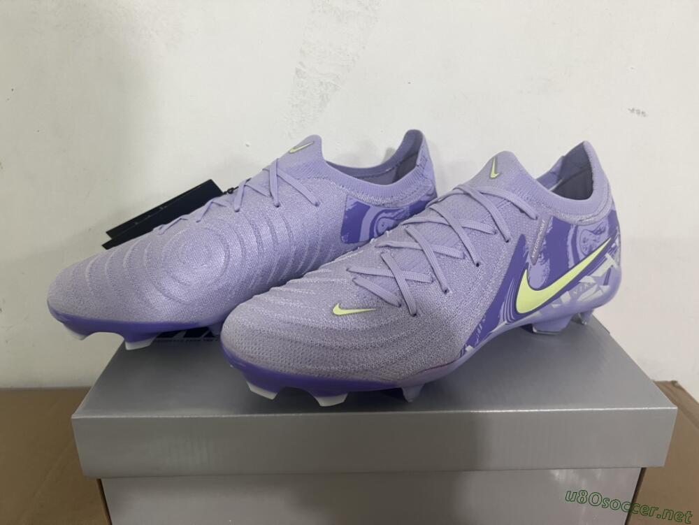 Men's Nike Phantom Luna Elite FG Football Boots - Purple/Yellow/White