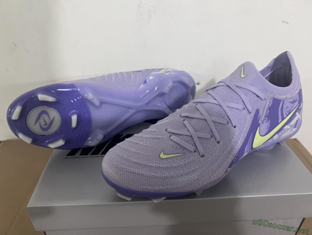 Men's Nike Phantom Luna Elite FG Football Boots - Purple/Yellow/White