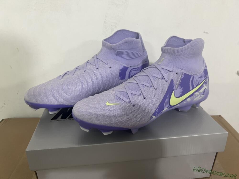 Men's Nike Phantom Luna Elite FG Football Boots - Purple/Yellow/White