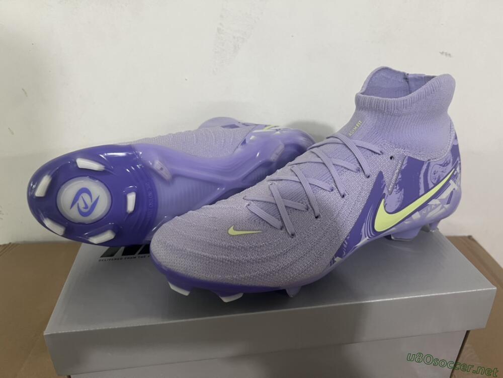 Men's Nike Phantom Luna Elite FG Football Boots - Purple/Yellow/White