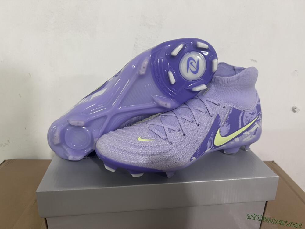 Men's Nike Phantom Luna Elite FG Football Boots - Purple/Yellow/White