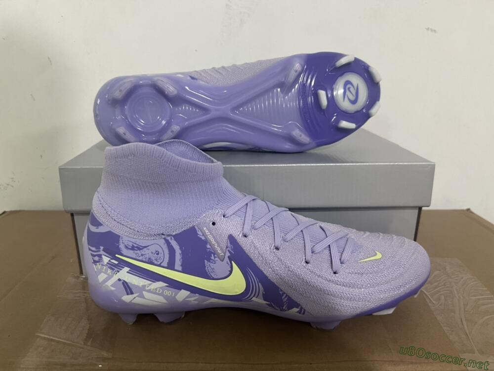 Men's Nike Phantom Luna Elite FG Football Boots - Purple/Yellow/White