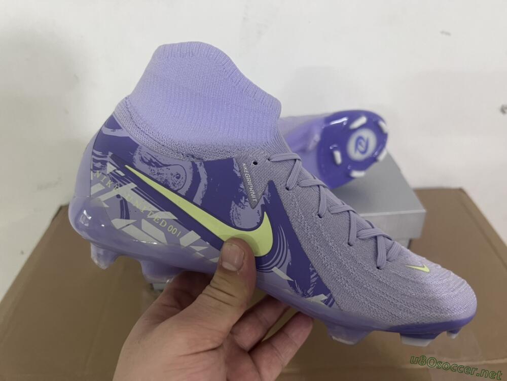 Men's Nike Phantom Luna Elite FG Football Boots - Purple/Yellow/White