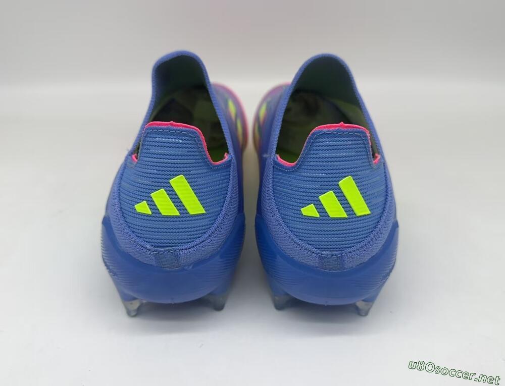 Men's Adidas F50 Elite FG Football Boots - Blue/Pink/Yellow