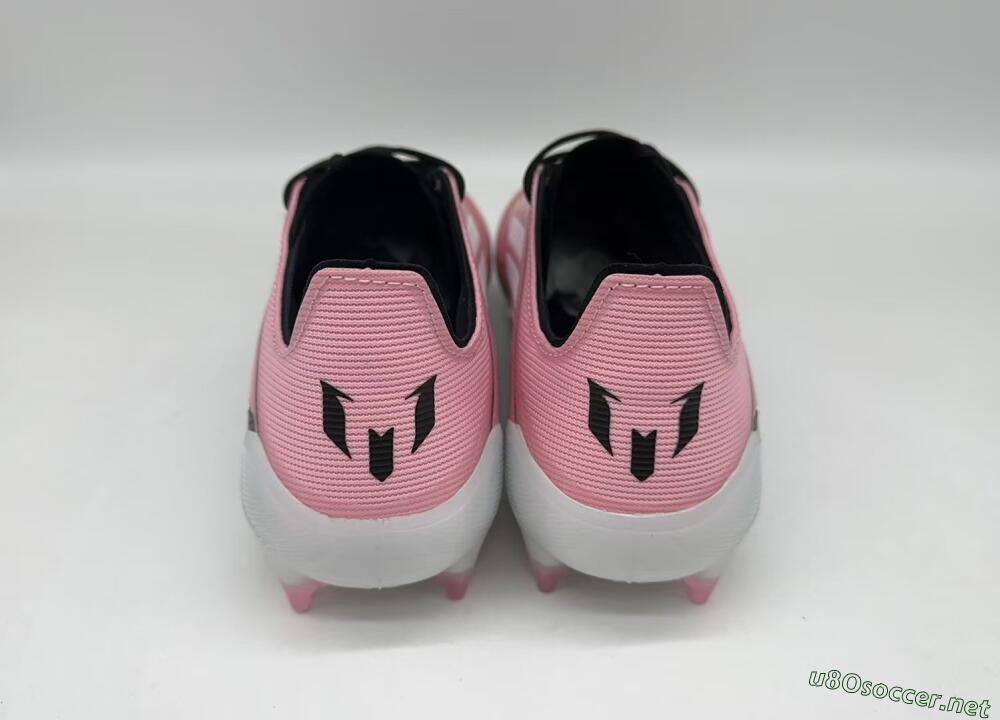 Men's Messi x Adidas F50 Elite FG Football Boots - Pink/Black/White