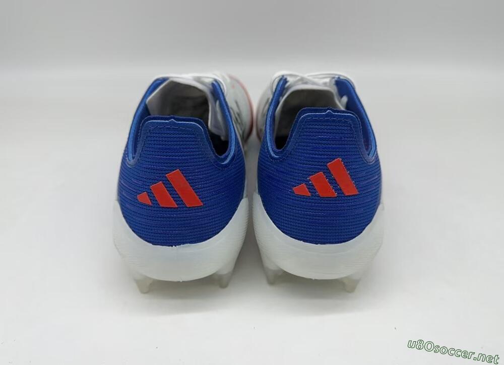 Men's Adidas F50 Elite FG Football Boots - White/Red/Blue