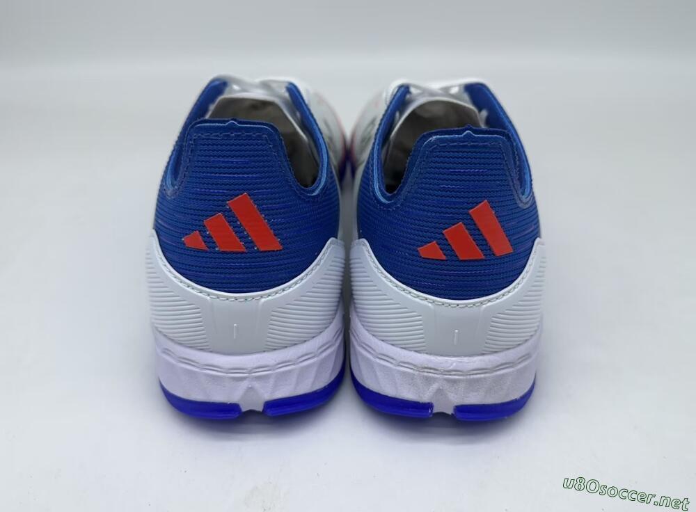Men's Adidas F50 Pro TF Football Shoes - White/Red/Blue