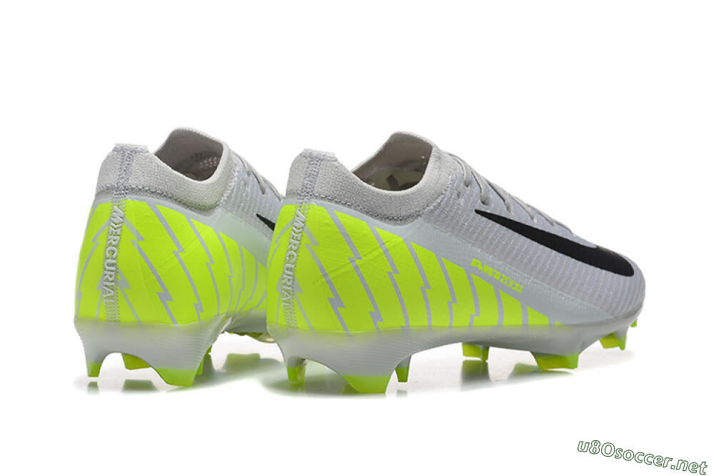 Men's Nike Air Zoom Mercurial Vapor 16 Elite FG Football Boots - Grey/Black/Yellow 9
