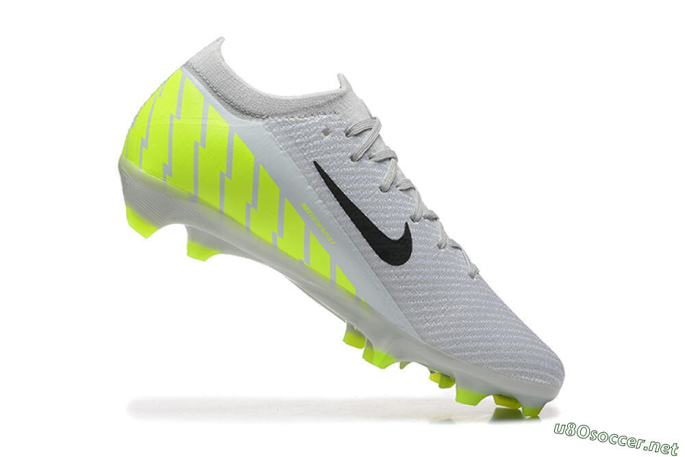 Men's Nike Air Zoom Mercurial Vapor 16 Elite FG Football Boots - Grey/Black/Yellow 7
