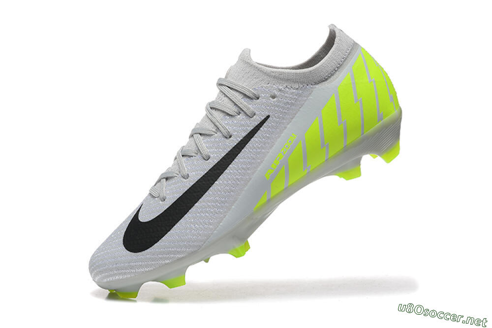 Men's Nike Air Zoom Mercurial Vapor 16 Elite FG Football Boots - Grey/Black/Yellow 8