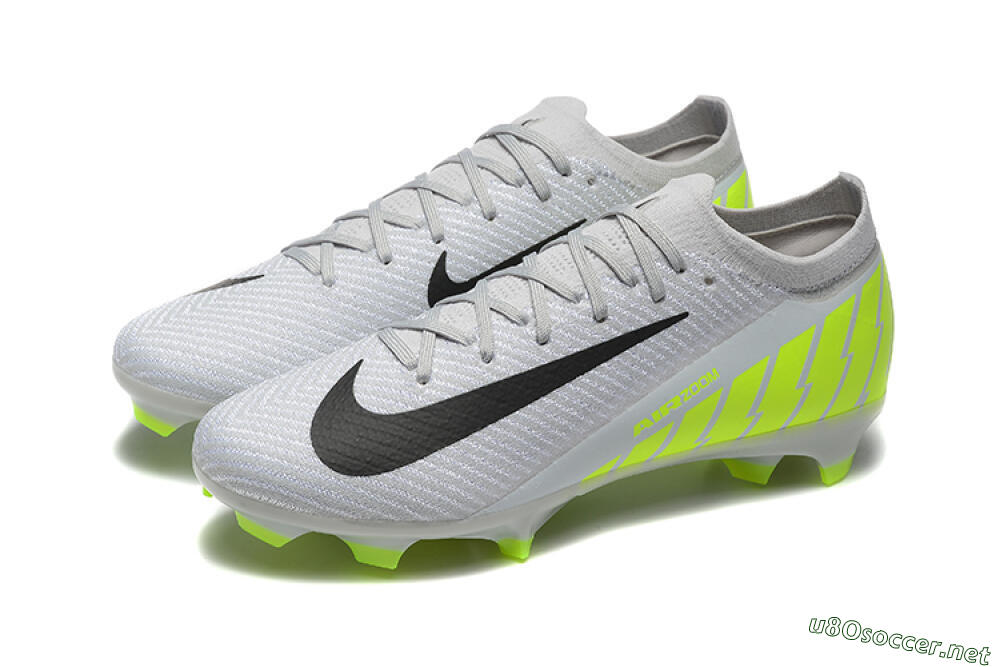 Men's Nike Air Zoom Mercurial Vapor 16 Elite FG Football Boots - Grey/Black/Yellow 5