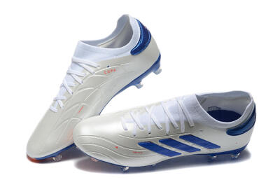 Men's Adidas Copa Pure 2 FG Football Boots - Silver/Blue/Red