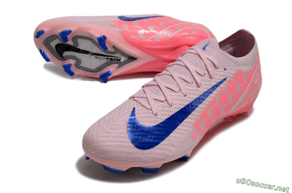 Unisex Nike Air Zoom Mercurial Superfly 16 Elite FG Football Boots - Pink/Blue/Red 3