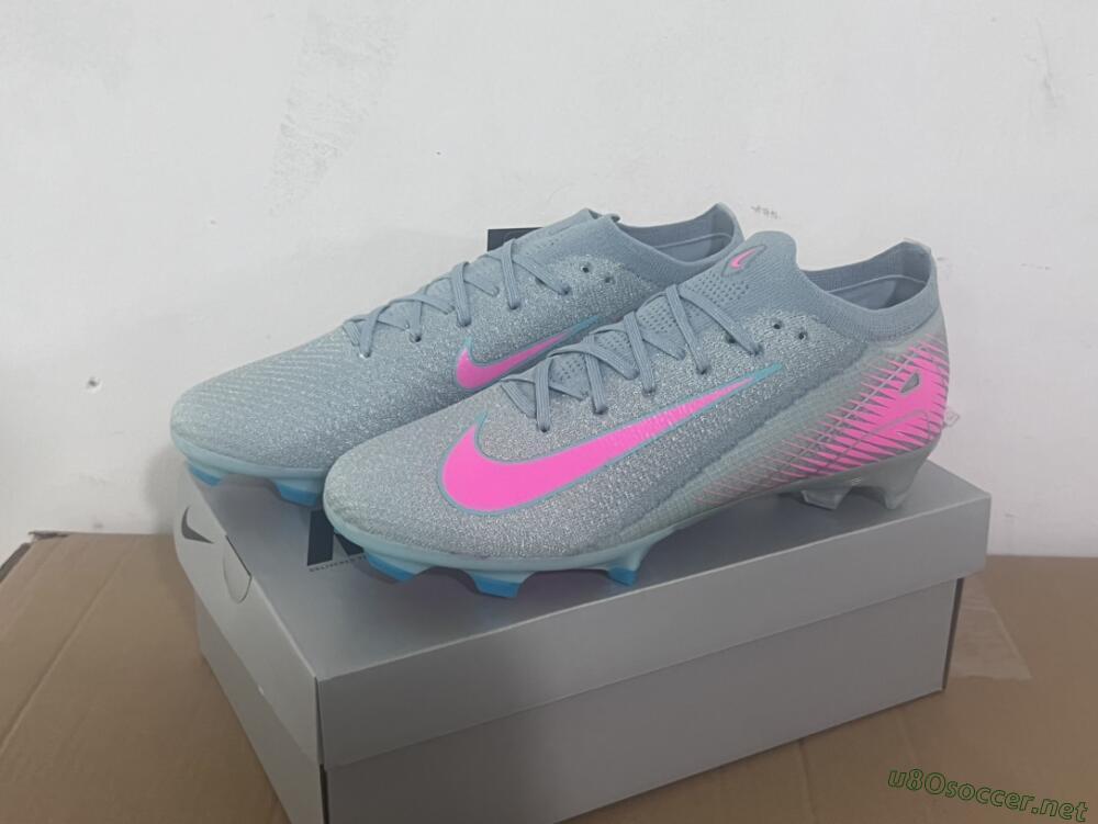 Men's Nike Air Zoom Mercurial Vapor 16 Elite FG Football Boots - Jade/Pink/Silver