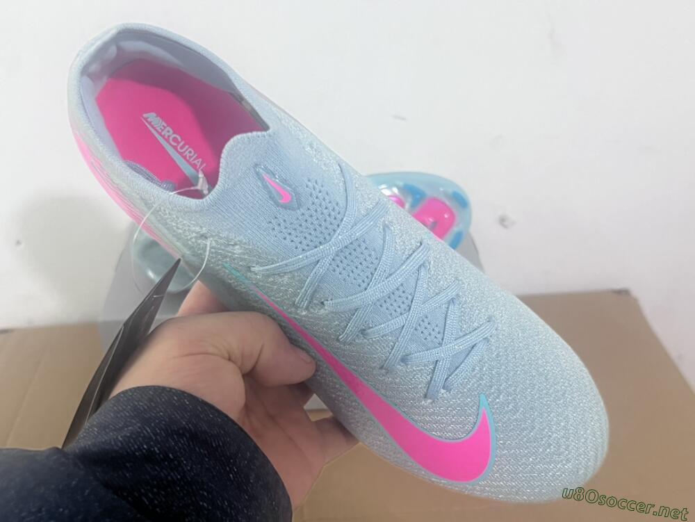 Men's Nike Air Zoom Mercurial Vapor 16 Elite FG Football Boots - Jade/Pink/Silver