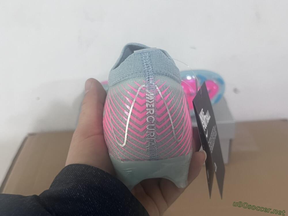 Men's Nike Air Zoom Mercurial Vapor 16 Elite FG Football Boots - Jade/Pink/Silver