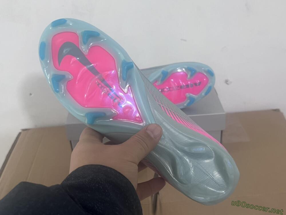 Men's Nike Air Zoom Mercurial Vapor 16 Elite FG Football Boots - Jade/Pink/Silver