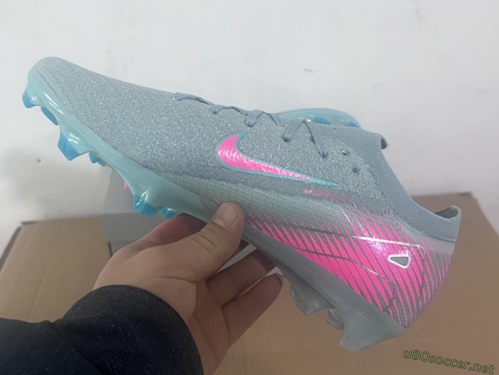 Men's Nike Air Zoom Mercurial Vapor 16 Elite FG Football Boots - Jade/Pink/Silver