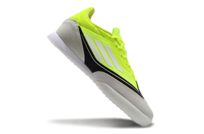 Men's Messi x Adidas F50 Elite IC Football Shoes - Yellow/Grey/Black