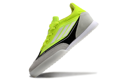 Men's Messi x Adidas F50 Elite IC Football Shoes - Yellow/Grey/Black