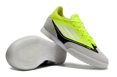 Men's Messi x Adidas F50 Elite IC Football Shoes - Yellow/Grey/Black