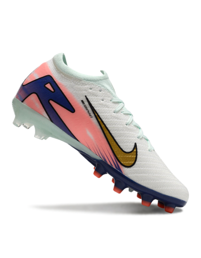 Men's Nike Air Zoom Mercurial Vapor 16 Elite AG Football Boots - Jade/Gold/Blue