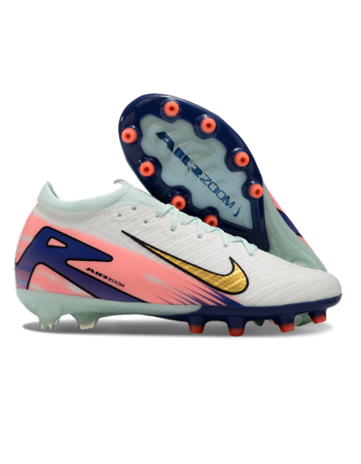 Men's Nike Air Zoom Mercurial Vapor 16 Elite AG Football Boots - Jade/Gold/Blue