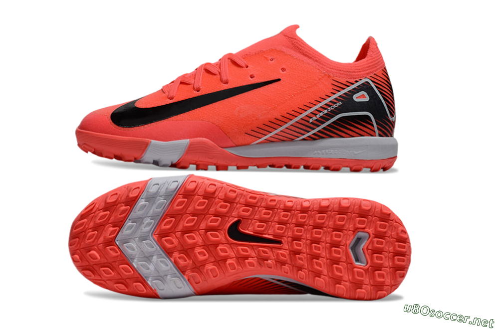 Unisex Nike Air Zoom Mercurial Vapor 16 Elite TF Football Shoes - Red/Black/White 1