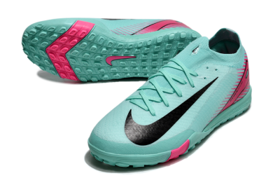 Men's Nike Air Zoom Mercurial Vapor 16 Elite TF Football Shoes - Jade/Black/Red