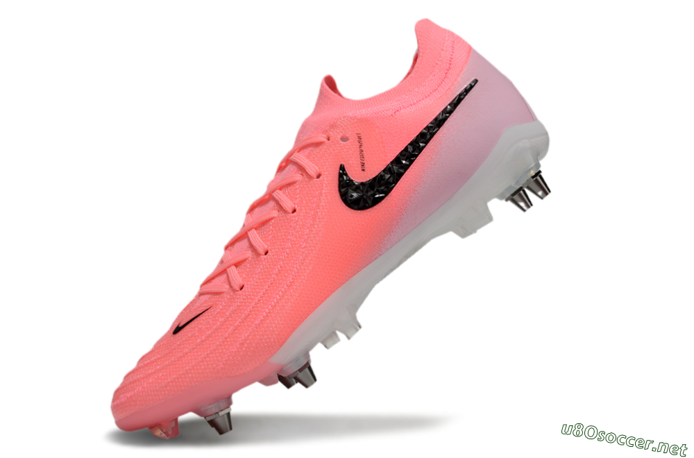 Men's Nike Phantom Luna Elite SG Football Boots - Pink/Black/White 5