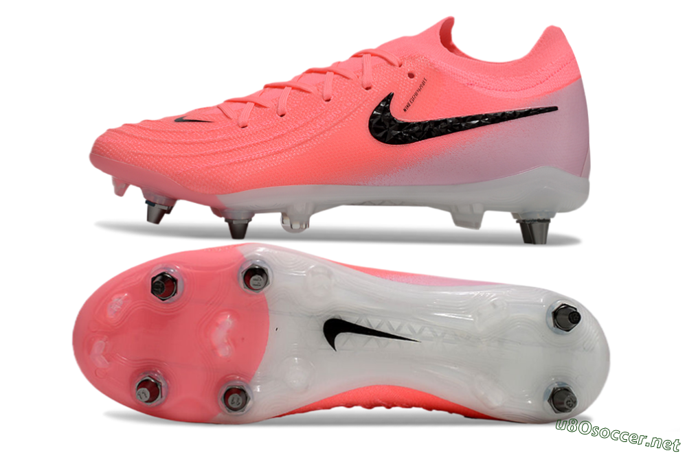 Men's Nike Phantom Luna Elite SG Football Boots - Pink/Black/White 1