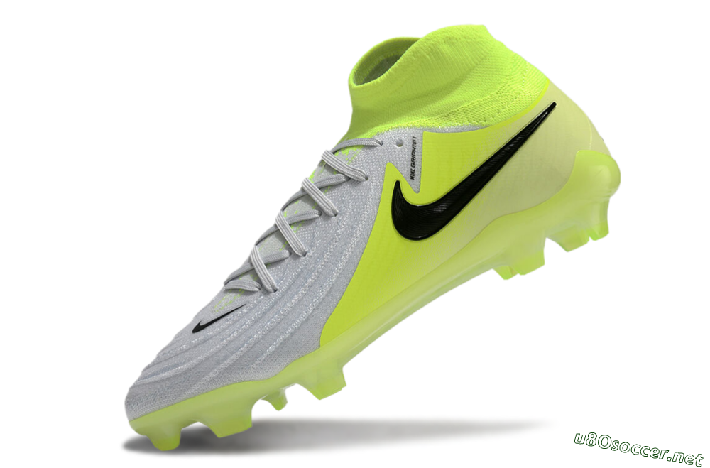 Men's Nike Phantom Luna Elite FG Football Boots - Grey/Yellow/Black 5