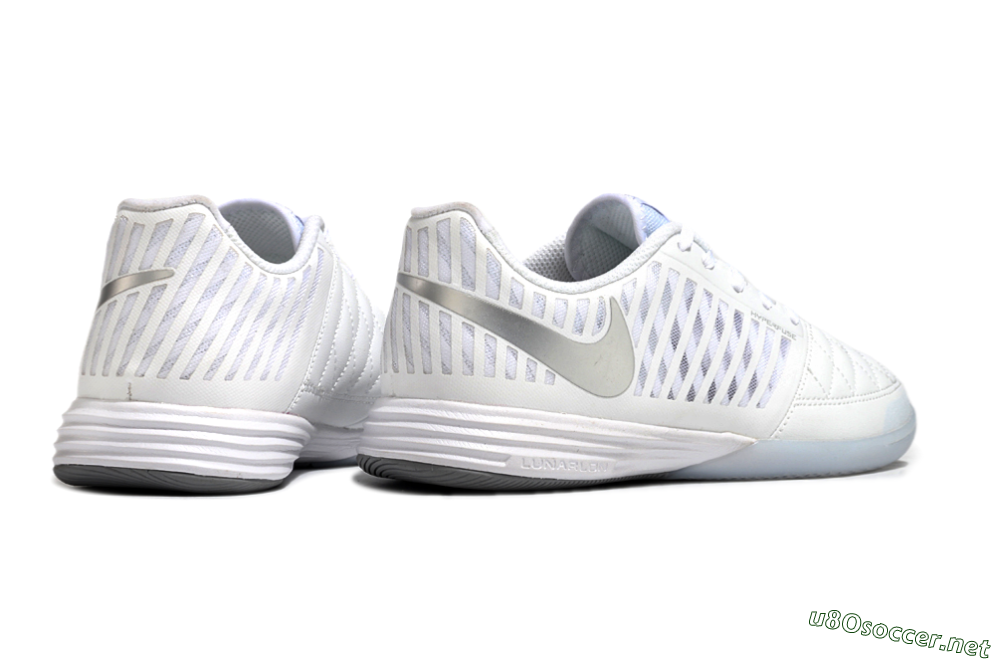 Men's Nike Lunar Gato 2 IC Football Shoes - Beige/Silver/White 6