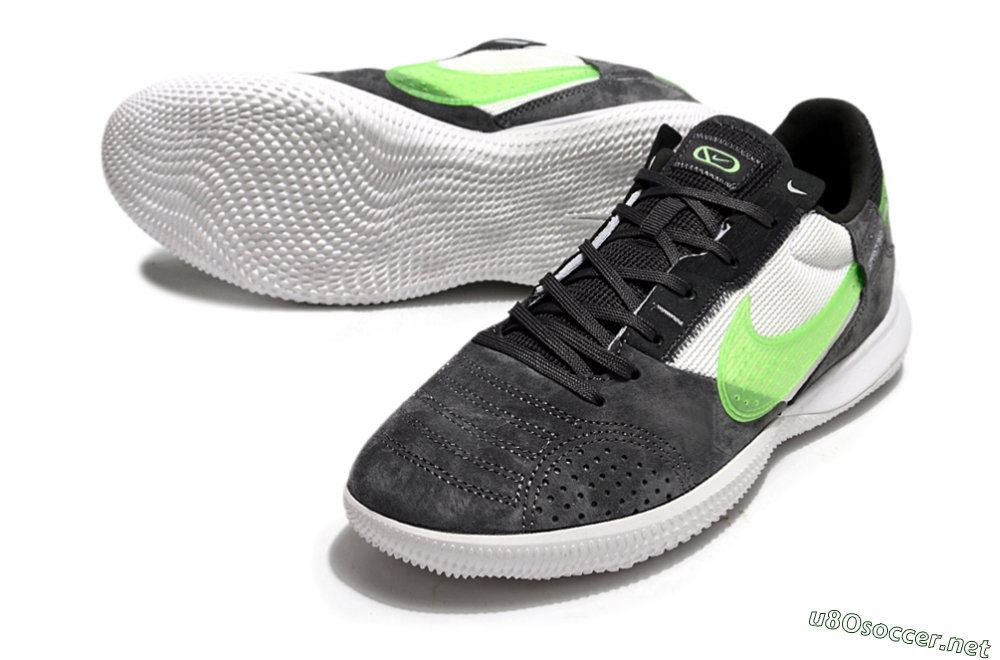 Men's Nike Street Gato IC Football Shoes - Grey/Yellow/White 3