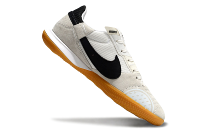 Men's Nike Street Gato IC Football Shoes - Grey/Black/White