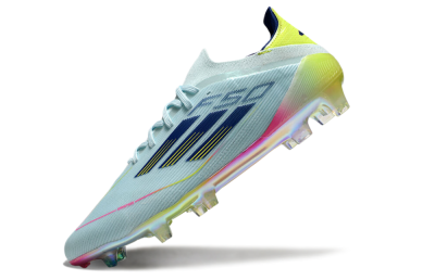 Men's Adidas F50 Elite FG Football Boots - Jade/Blue/Gold/Pink