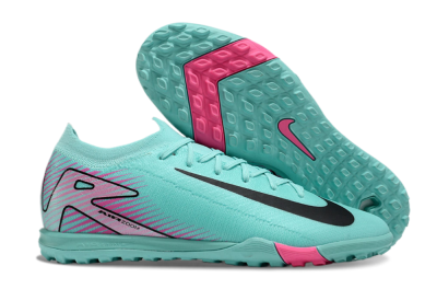Unisex Nike Air Zoom Mercurial Vapor 16 Elite TF Football Shoes - Jade/Black/Pink