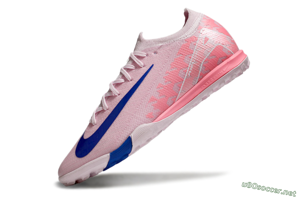 Unisex Nike Air Zoom Mercurial Vapor 16 Elite TF Football Shoes - Pink/Blue/White 5