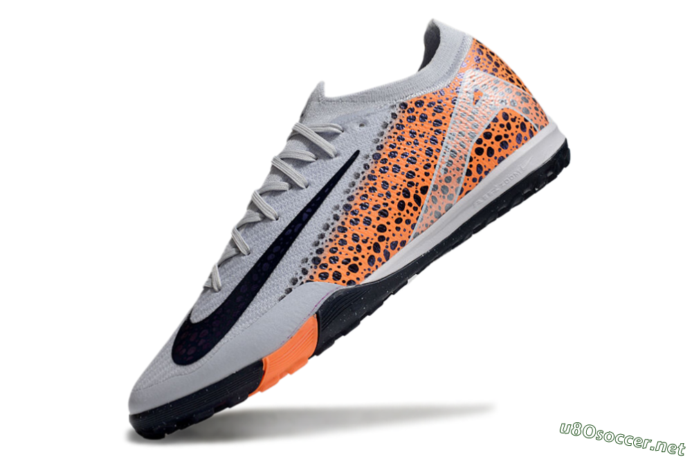 Unisex Nike Air Zoom Mercurial Vapor 16 Elite TF Football Shoes - Grey/Black/Leopard 5