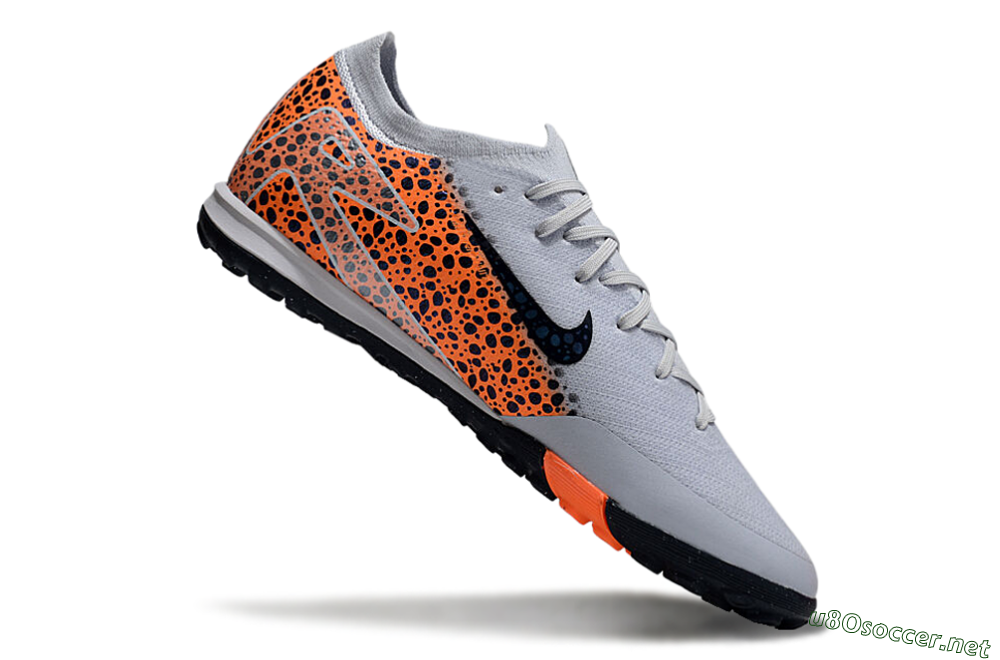 Unisex Nike Air Zoom Mercurial Vapor 16 Elite TF Football Shoes - Grey/Black/Leopard 4