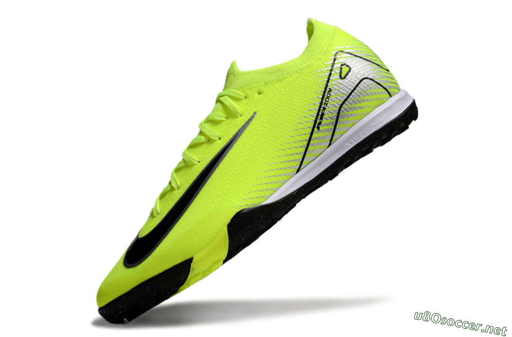 Unisex Nike Air Zoom Mercurial Vapor 16 Elite TF Football Shoes - Yellow/Black/Silver 5
