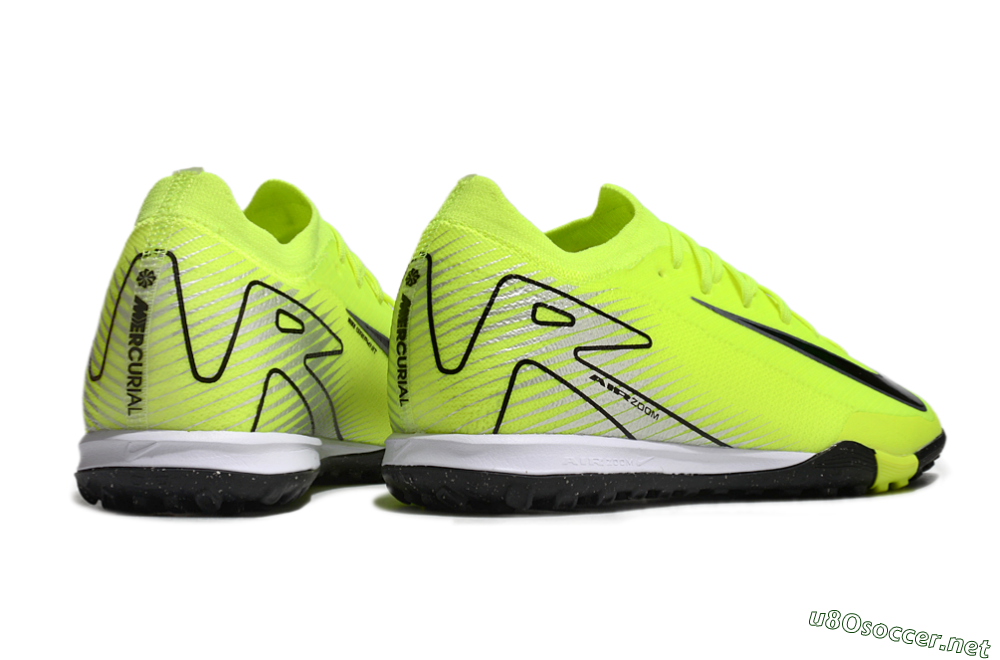 Unisex Nike Air Zoom Mercurial Vapor 16 Elite TF Football Shoes - Yellow/Black/Silver 6