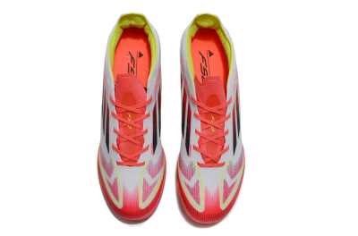 Men's Adidas F50 Elite TF Football Shoes - White/Red/Yellow
