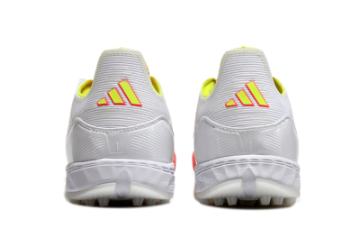 Men's Adidas F50 Elite TF Football Shoes - White/Red/Yellow