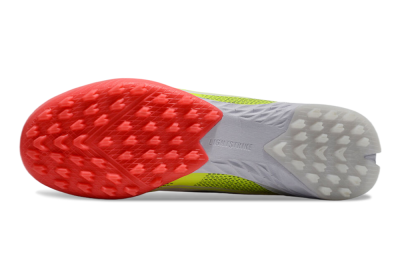Men's Adidas F50 Elite TF Football Shoes - White/Red/Yellow